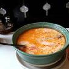 トムヤムクン。中に具がたっぷりはいってます。