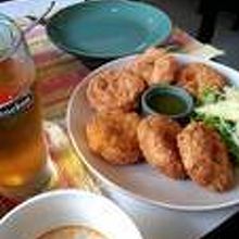 えびのすり身揚げ。これも大きいです