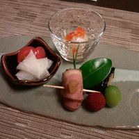 前菜 一口ずつ美味しくいただきました