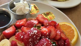 ワッフルもおすすめです