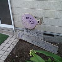 こじんまりとした看板