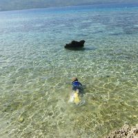 部屋の前からシュノーケリング！