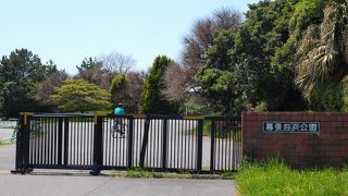 海辺まで近く、比較的静かな穴場の公園