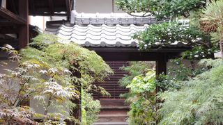 門を覗くとまた小さな門があり武家屋敷のようですね