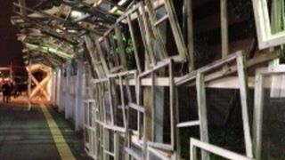 倉庫を改造したアート拠点