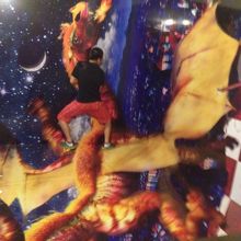 3Dアートでドラゴンを乗りこなす