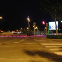 ホテル近くの道路の様子（早朝）