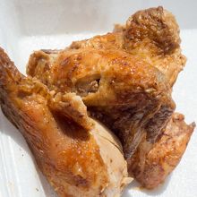 ビーチで食べました