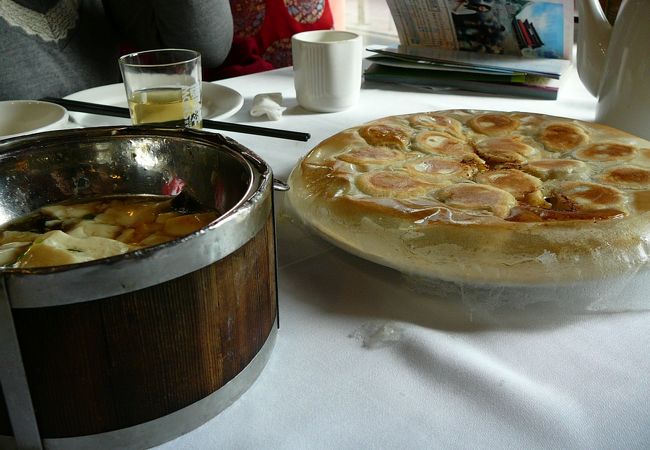 餃子と豆腐のスープ