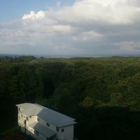 日本海が見える