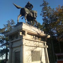 政宗公の後ろ姿