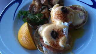 幸せな朝食です。