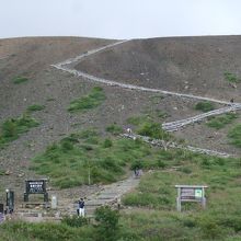 吾妻小富士(1707m)の歩道も整備されています