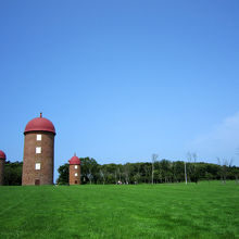 サイロの風景。
