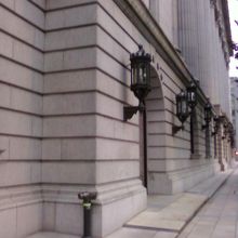 映画のロケにでてきそうな建物。