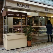 町のお肉屋さん。