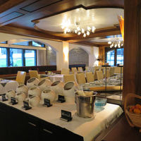 朝食メニューはたくさんあり楽しい。写真はシリアル。