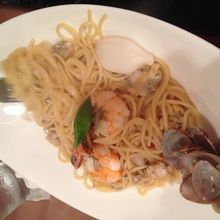魚介のスパゲッティ