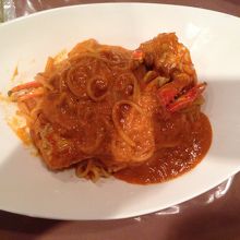 渡り蟹のスパゲッティ