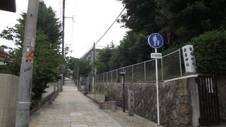 一見険しい坂には見えないが・・・・