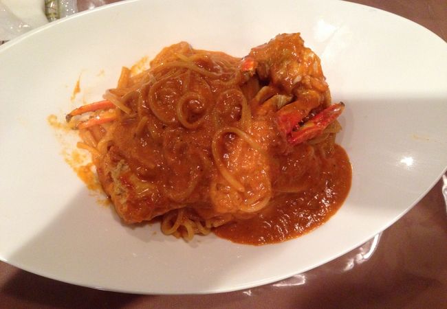 久しぶりにとても美味しいスパゲッティを食べました