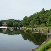 特徴ある建物も配されて