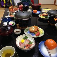 （夕食）次から次へと！イカや海藻…漁港ならではのものも♪