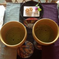 ロビーで海眺めながらいただきました