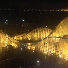 観覧車からみたスチールドラゴン