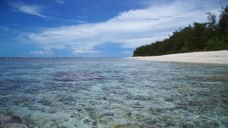 海の綺麗さが格別！