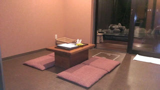 個室に入りました。