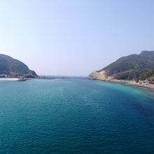 橋からの外海方向