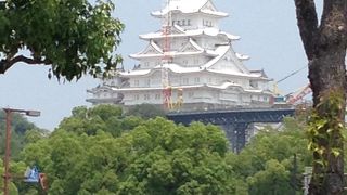 今だけ真っ白な姫路城