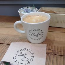 ランチセットのコーヒーはたっぷり