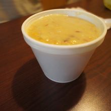 コーンチャウダー。