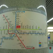 2013年4月当時の路線図