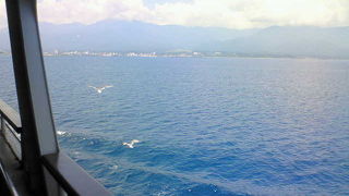 日本海の海景色を堪能しながら佐渡島へ