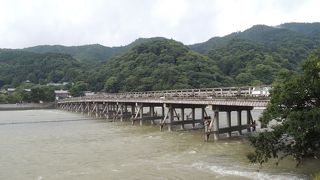 嵐山の中心スポット