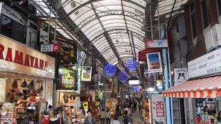 昔ながらの商店街