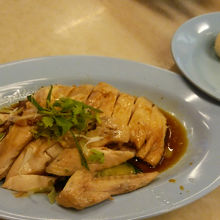 注文したチキンライス