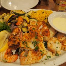 グリルドシーフードです