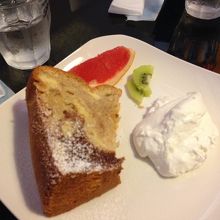 シフォンケーキ　チョコマーブル