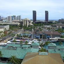 展望デッキから見た東側の景色