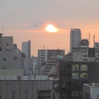 夕日が美しかった