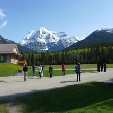 観光案内所前の景色