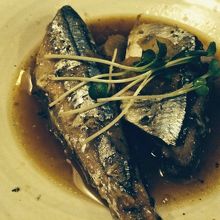 秋刀魚の生姜煮付け