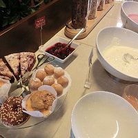 朝からケーキもありました！