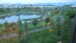 田園調の眺めがいいです。