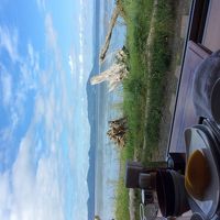 朝食レストランより、