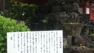 蕎麦の石臼塚がある大きな寺院